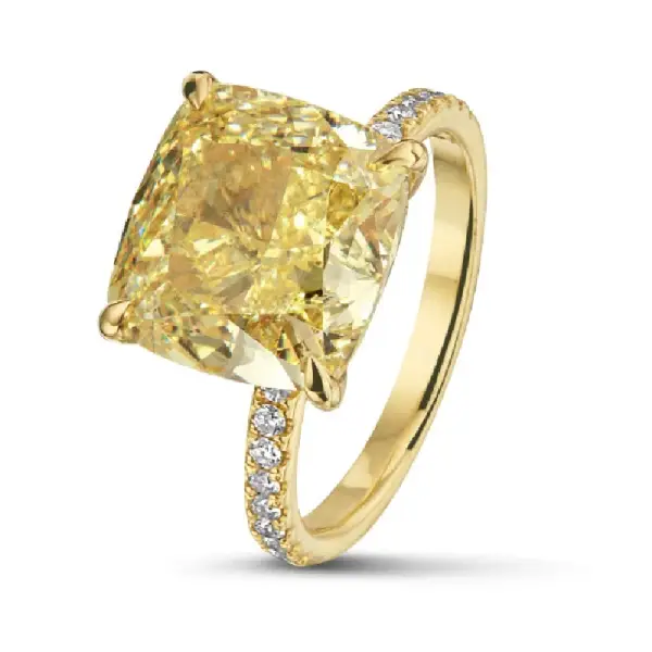 Anillos Talla Cojín 6