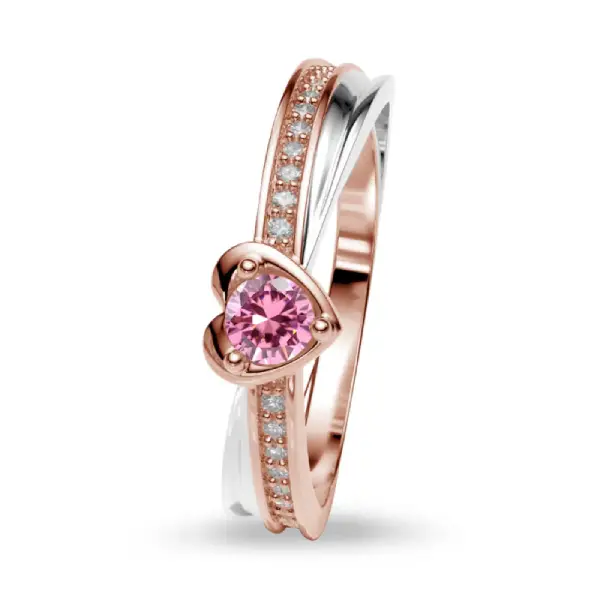 Anillos de Oro Bicolor 1