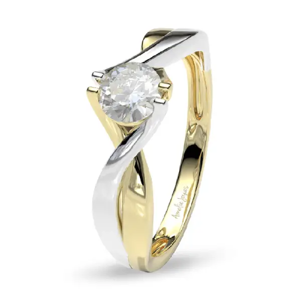 Anillos de Oro Bicolor 2