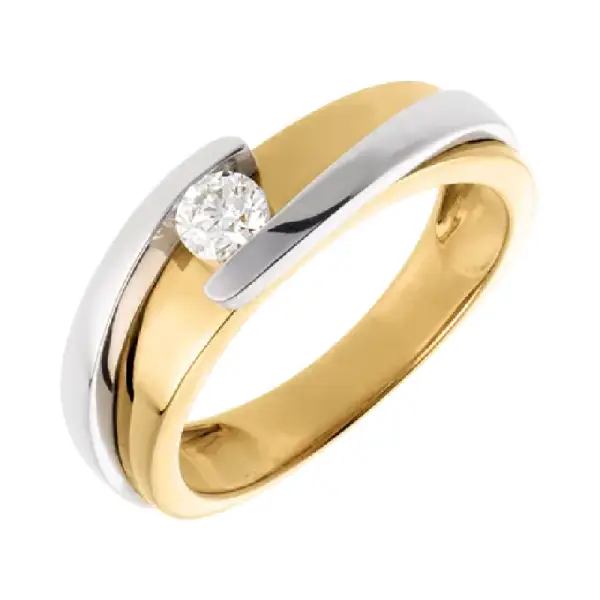 Anillos de Oro Bicolor 4