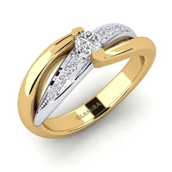 Anillos de Oro Bicolor 6