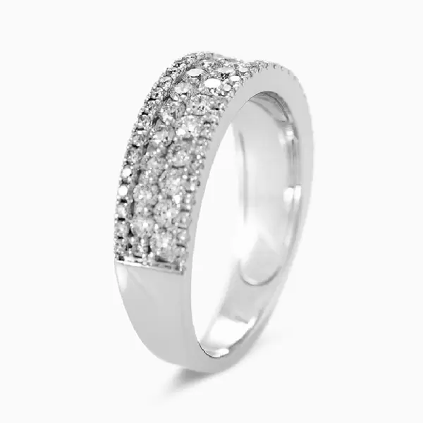 Anillos de Oro Blanco 1