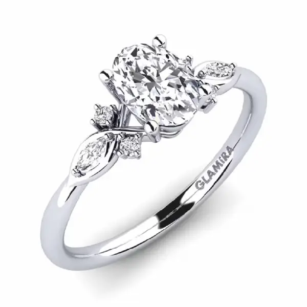 Anillos de Oro Blanco 2