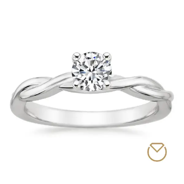 Anillos de Oro Blanco 3