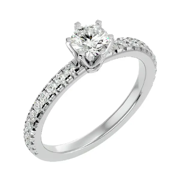 Anillos de Oro Blanco 4