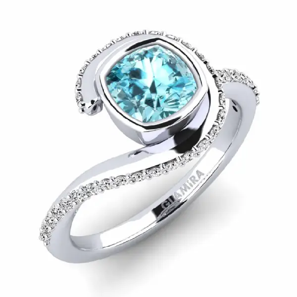 Anillos de Oro Blanco 5