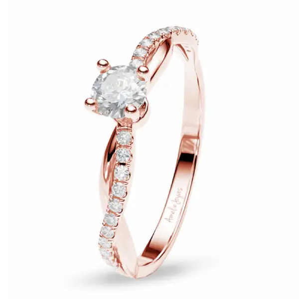 Anillos de Oro Rosa 1