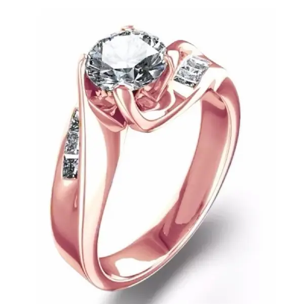 Anillos de Oro Rosa 2