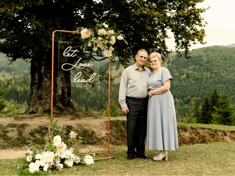 Festejo al Aire Libre para Celebrar 50 Años de Amor